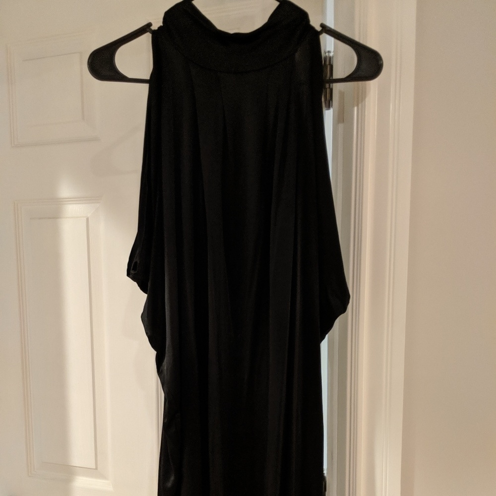 MNG acetate black dress/tunic